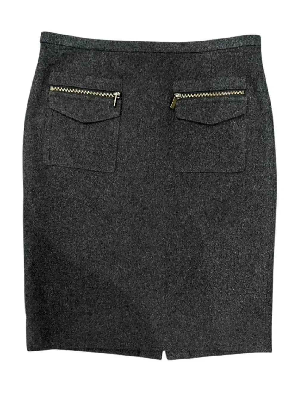 J.Crew Wool Pencil Skirt Charcoal Grey Size 0